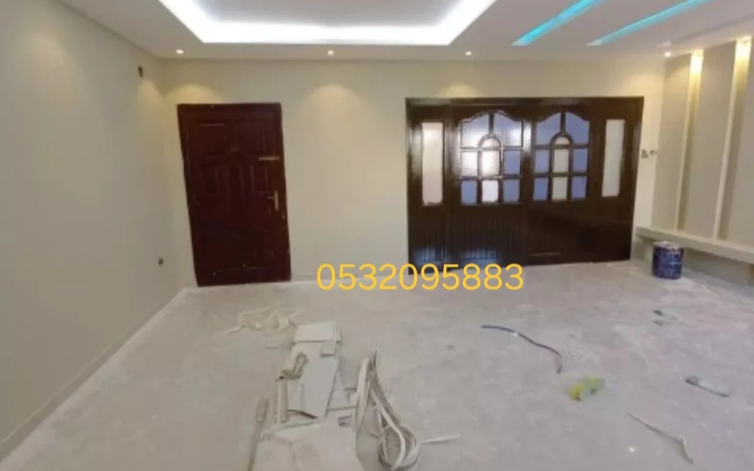 دهان جدران وأسقف بألوان ناعمة وتشطيب فاخر – الدمام القطيف الخبر سيهات الظهران 0532095883